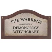 THE CONJURING WARRENS CONSULTANTS 15X9 WOOD SIGN
