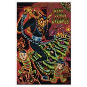 HERE COMES KRAMPUS PRINT (Net)