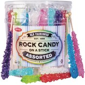 ROCK CANDY STICKS ASSORTED 36PC DISPLAY