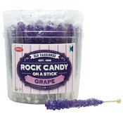 ROCK CANDY STICKS GRAPE 36PC DISPLAY