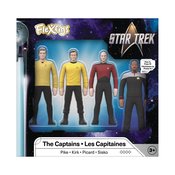 FLEXFIGS STAR TREK CAPTAINS S1 4PK