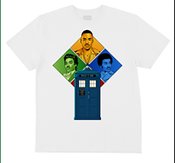SDCC 2024 DOCTOR WHO FIFTEENTH QUAD COSTUMES YATES T/S M (Ne