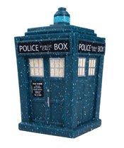 DOCTOR WHO SNOW EFFECT 6.5IN TARDIS