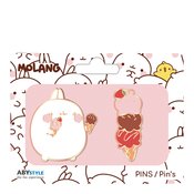 MOLANG ICE CREAM 2PC PIN SET