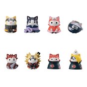 NARUTO NYARUTO BATTLE AKATSUKI MEGA CAT FIG 8PC BMB DS