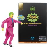 DC RETRO BATMAN CLASSIC TV JOKER BLK LIGHT GOLD LABEL 6IN AF