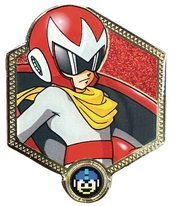 MEGA MAN GOLDEN SERIES 2 PROTOMAN PIN