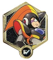 MEGA MAN GOLDEN SERIES 2 BASS PIN
