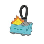 DUMPSTER FIRE LUGGAGE TAG