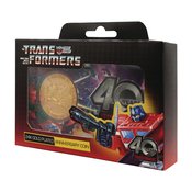 TRANSFORMERS 40TH ANNIVERSARY 24K GOLD PLATED COIN