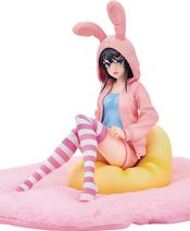 RASCAL DOES NOT DREAM MAI HOODIE LOOK RABBIT EARS 1/7 FIG (N