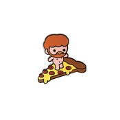 PIZZA SURFER 1.25IN ENAMEL PIN