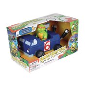 TMNT PULL BACK KART RACER MICHELANGELO CHANNEL SIX NEWS VAN