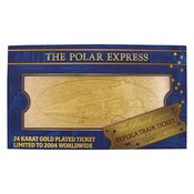 THE POLAR EXPRESS 24K GOLD PLATED TRAIN TICKET