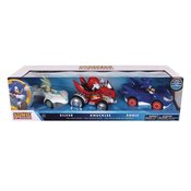 SONIC KNUCKLES & SILVER PULL BACK 3PK