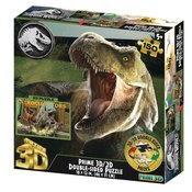 JURASSIC WORLD 200PC DOUBLE-SIDED 3D/2D PUZZLE