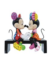 DISNEY BRITTO MICKEY & MINNIE MOUSE LOVE 6.375IN FIGURE (NET