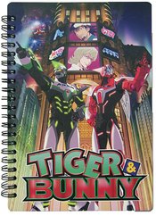 TIGER & BUNNY SUPER HEROES SUITS NOTEBOOK