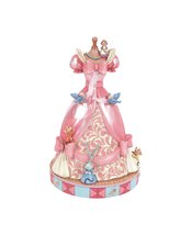 CINDERELLA JIM SHORE PINK DRESS BEING MADE 8.46IN FIGURE (NE