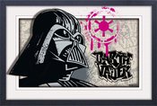 STAR WARS DARTH VADER GRAFFITI 11X18 FAUX MATTE PRINT