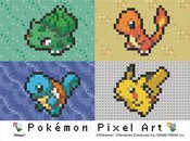 POKEMON MA-79 POKEMON PIXEL ART KANTO 150PC MAME PUZZLE (NET