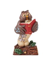WINNIE THE POOH JIM SHORE OWL W/BOOK 3.5IN FIGURE