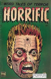 PRECODE HORROR HORRIFIC 17X12IN METAL SIGN