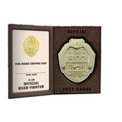 SHIRTLESS BEAR FIGHTER SIGNED EDITION OFFICIAL FUZZ BADGE (N