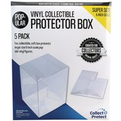 VINYL COLLECTIBLE 6IN SOFT COLLAPSIBLE PROTECTOR BOX 5 PK (N