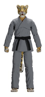 ZOO JITSU JAIRO THE JAGUAR GRAY GI 6IN AF