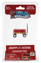 WORLDS SMALLEST RADIO FLYER TOWN & COUNTRY WAGON TOY  (