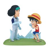 ONE PIECE LOG STORIES MONKEY D LUFFY VS KUZAN WCF FIG