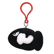 SUPER MARIO BROS BULLET BILL 4 IN PLUSH DANGLER