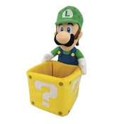 SUPER MARIO BROS LUIGI COIN BOX 9 IN PLUSH