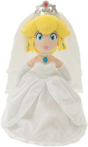 SUPER MARIO BROS PEACH BRIDE 16 IN PLUSH (Net)