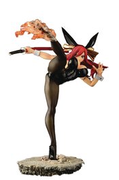 FAIRY TAIL ERZA SCARLET HIGH KICK BLACK BUNNY 1/6 FIG