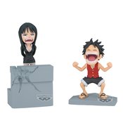 ONE PIECE LOG STORIES LUFFY & NICO ROBIN WCF FIG