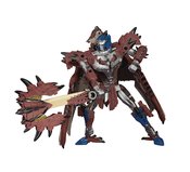 TRANSFORMERS X MONSTER HUNTER RATHALOS PRIME AF