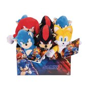 SONIC 3 MOVIE 9IN BASIC PLUSH WV1 ASST