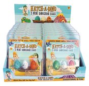ZORBITZ HATCH A DINO 18 CT DISPLAY