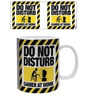 DO NOT DISTURB GAMER AT WORK 11OZ CERAMIC MUG