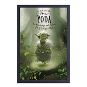 SW YODA QUOTE 11X17 FRAMED POSTER