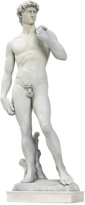 MICHELANGELOS DAVID PLASTIC MODEL KIT  (MR)