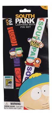 SOUTH PARK LANYARD & PINS SET