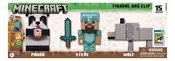 MINECRAFT 3D FOAM BAG CLIP 3PC SET