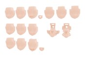 MEGAMI DEVICE MSG 05 FACE SET SOL SKIN COLOR C