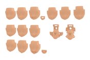 MEGAMI DEVICE MSG 05 FACE SET SOL SKIN COLOR D