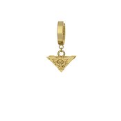 YU GI OH MILLENNIUM PUZZLE GOLD EARRING