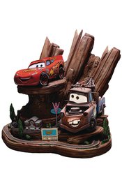 DISNEY CARS LIGHTNING MCQUEEN & MATER 1/10 SCALE STATUE (NET