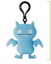 UGLYDOLL ICE-BAT BLUE 4 1/2IN BACKPACK CLIP (Net)